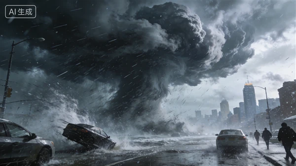 半径3,000キロメートルの巨大嵐が米国全土を襲い、100万人以上のユーザーが停電に見舞われ、1日で1万便以上のフライトが欠航となった。